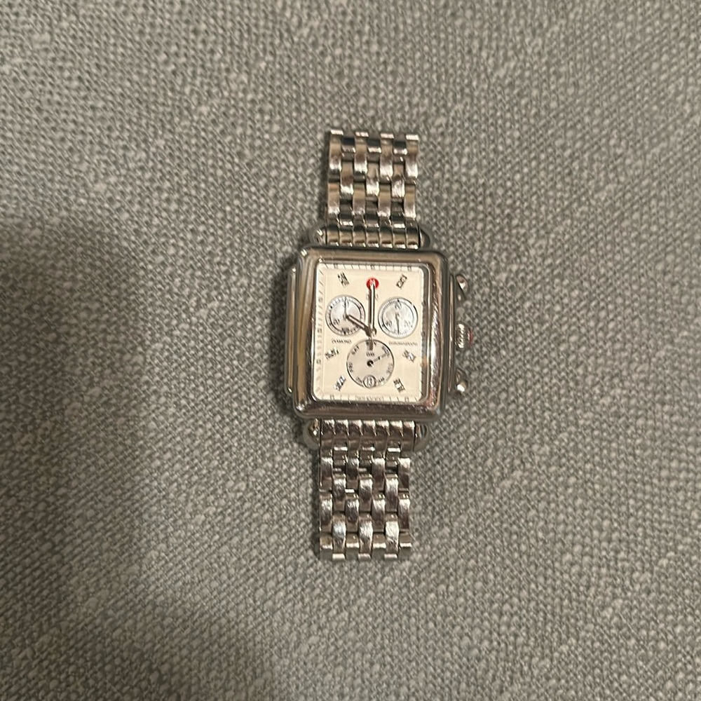 Michele Deco Dial Chrono Ladies Watch